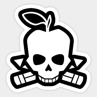 Pirate Teacher Sticker